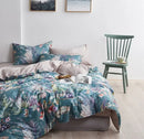 DecorBites™ Luxury Egyptian Cotton Bedding Set - Flamingo Leaf