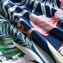 DecorBites™ Luxury Egyptian Cotton Bedding Set - Flamingo Leaf