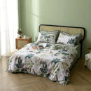DecorBites™ Luxury Egyptian Cotton Bedding Set - Flamingo Leaf