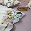 DecorBites™ Luxury Egyptian Cotton Bedding Set - Flamingo Leaf