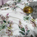 DecorBites™ Luxury Egyptian Cotton Flamingo Leaf Bedding Set