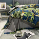 DecorBites™ Luxury Flamingo Leaf Bedding Set | Cotton | Queen & King Size