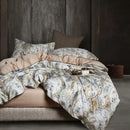 DecorBites™ Luxury Flamingo Leaf Bedding Set Queen King Size
