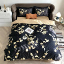 DecorBites™ Luxury Flamingo Leaf Bedding Set - Queen or King Size