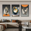 DecorBites™ Luxury Geometric Canvas Prints Set
