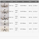 DecorBites™ Luxury Glass Ball Nordic Chandeliers - Dimmable