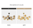 DecorBites™ Luxury Glass Ball Nordic Chandeliers - Dimmable