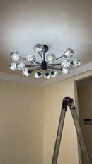 DecorBites™ Luxury Glass Ball Nordic Chandeliers - Dimmable