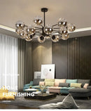 DecorBites™ Luxury Glass Ball Nordic Chandeliers - Dimmable