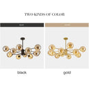 DecorBites™ Luxury Glass Ball Nordic Chandeliers - Dimmable