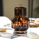 DecorBites™ Luxury Leopard Glass Vase for Home Decor