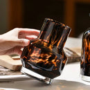 DecorBites™ Luxury Leopard Glass Vase for Home Decor