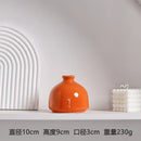 DecorBites™ Luxury Modern Ceramic Flower Vase Orange