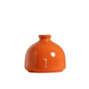 DecorBites™ Luxury Modern Ceramic Flower Vase Orange