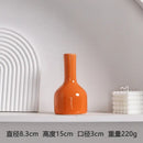 DecorBites™ Luxury Modern Ceramic Flower Vase Orange