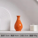 DecorBites™ Luxury Modern Ceramic Flower Vase Orange