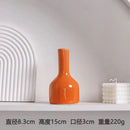 DecorBites™ Luxury Modern Ceramic Flower Vase Orange