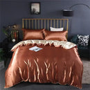 DecorBites™ Luxury Mulberry Silk Bedding Set with Sheets