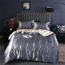 DecorBites™ Luxury Mulberry Silk Queen Size Bedding Set
