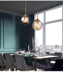 DecorBites™ Luxury Nordic LED Chandelier with Glass Shades