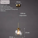 DecorBites™ Luxury Nordic LED Chandelier with Glass Shades