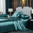 DecorBites™ Luxury Nordic Silk Bedding Set for Summer