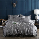 DecorBites™ Luxury Rayon Satin Bedding Set Twin-Queen-King Size