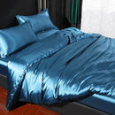 DecorBites™ Luxury Silk Bedding Set for King, Queen, Twin