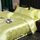 DecorBites™ Luxury Silk Bedding Set for King, Queen, Twin