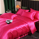 DecorBites™ Luxury Silk Bedding Set - King Queen Twin Sizes