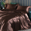 DecorBites™ Luxury Silk Bedding Set - King Queen Twin Sizes