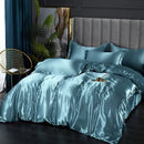 DecorBites™ Luxury Silk Bedding Set - Solid Color