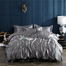 DecorBites™ Luxury Solid Color Bedding Set - Twin/King/Queen