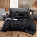 DecorBites™ Luxury Solid Color Bedding Set: Twin, Queen, King