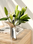 DecorBites™ Luxury Stainless Steel Vase for Home Decor