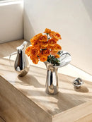 DecorBites™ Luxury Stainless Steel Vase for Home Decor
