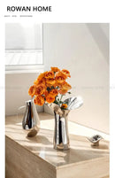 DecorBites™ Luxury Stainless Steel Vase for Home Decor
