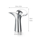 DecorBites™ Luxury Stainless Steel Vase for Home Decor