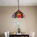 DecorBites™ Luxury Tiffany Style Stained Glass Pendant Light