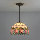 DecorBites™ Luxury Tiffany Style Stained Glass Pendant Light