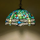 DecorBites™ Luxury Tiffany Style Stained Glass Pendant Light