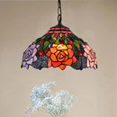 DecorBites™ Luxury Tiffany Style Stained Glass Pendant Light