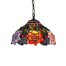 DecorBites™ Luxury Tiffany Style Stained Glass Pendant Light