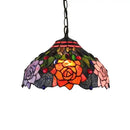DecorBites™ Luxury Tiffany Style Stained Glass Pendant Light
