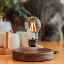 Vintage wood magnetic levitation lamp bedroom floating led bulb