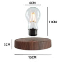Vintage wood magnetic levitation lamp bedroom floating led bulb