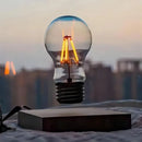 Vintage wood magnetic levitation lamp bedroom floating led bulb