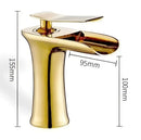DecorBites™ Mai - Single Handle Gold Bathroom Faucet