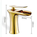DecorBites™ Mai - Single Handle Gold Bathroom Faucet