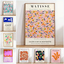 DecorBites™ Matisse Floral Prints- Abstract Flowers Canvas Exhibition